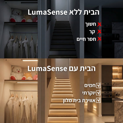 LumaSense™ תאורה חכמה מבית